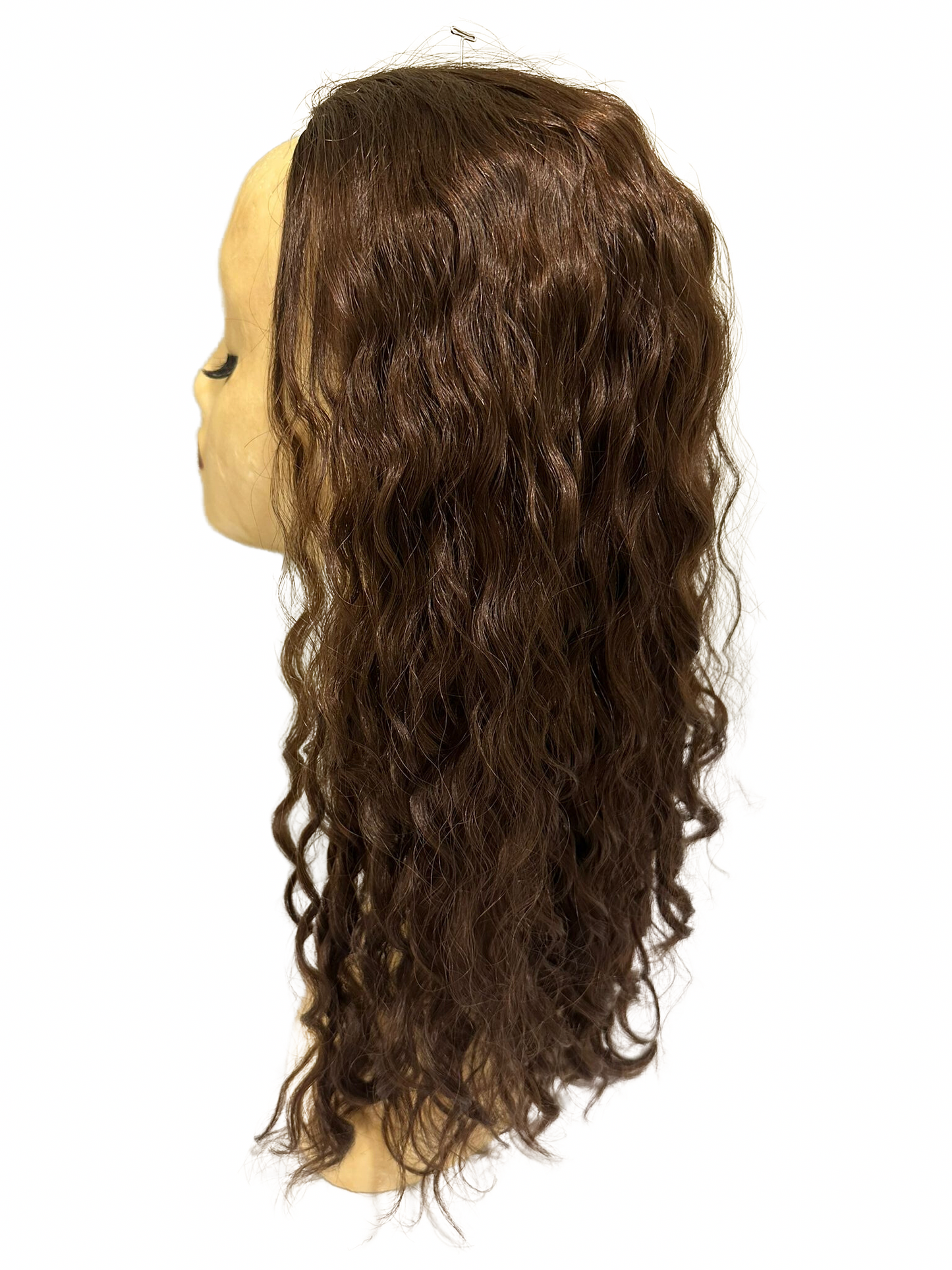 Stock383 KFD Kippah Fall - 7" Cap, 22" Length, Color 4, Curly