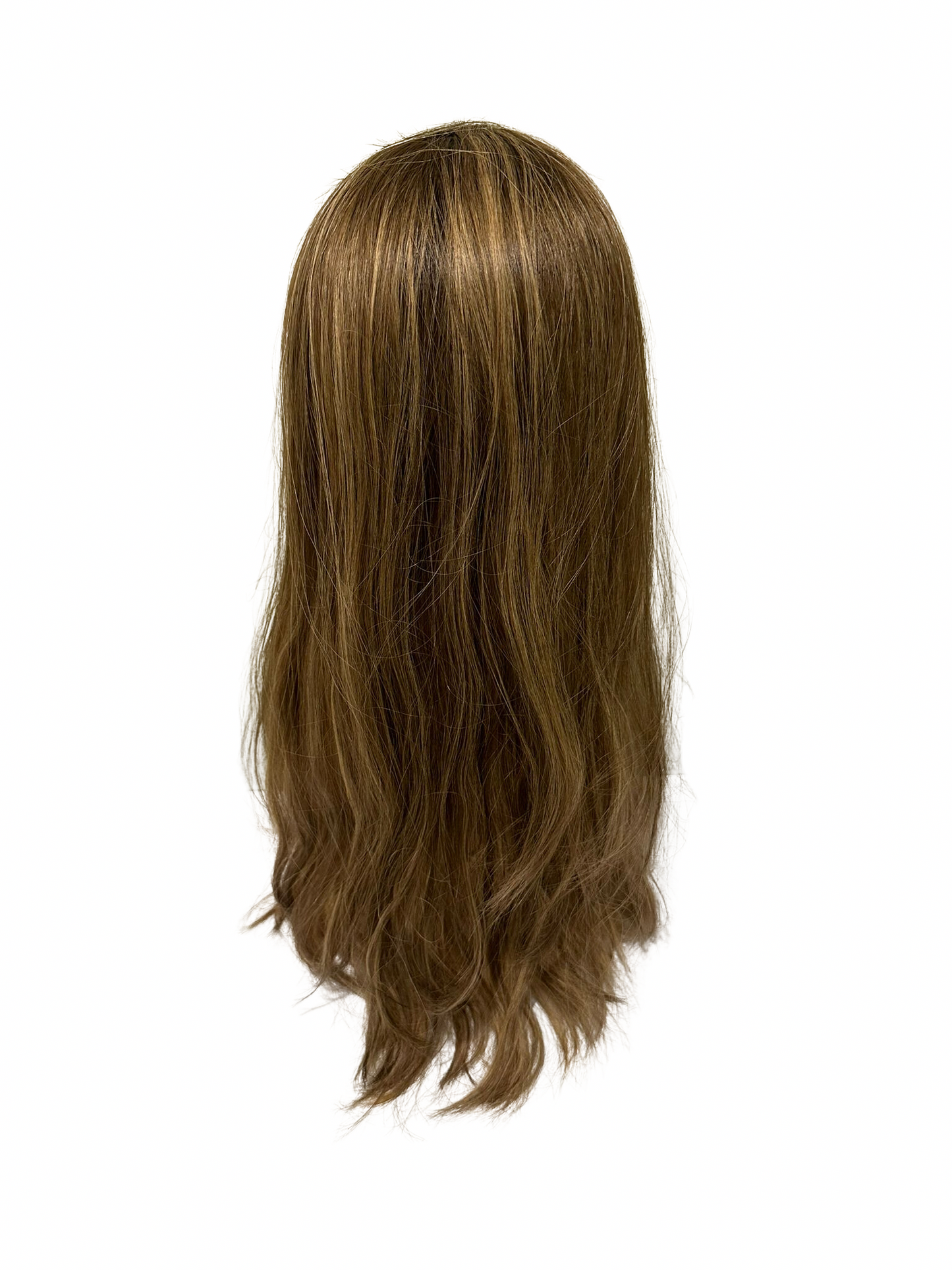 Stock369 KFD Kippah Fall - 8" Cap, 26" Length, Color Dark Ash Blond with Roots