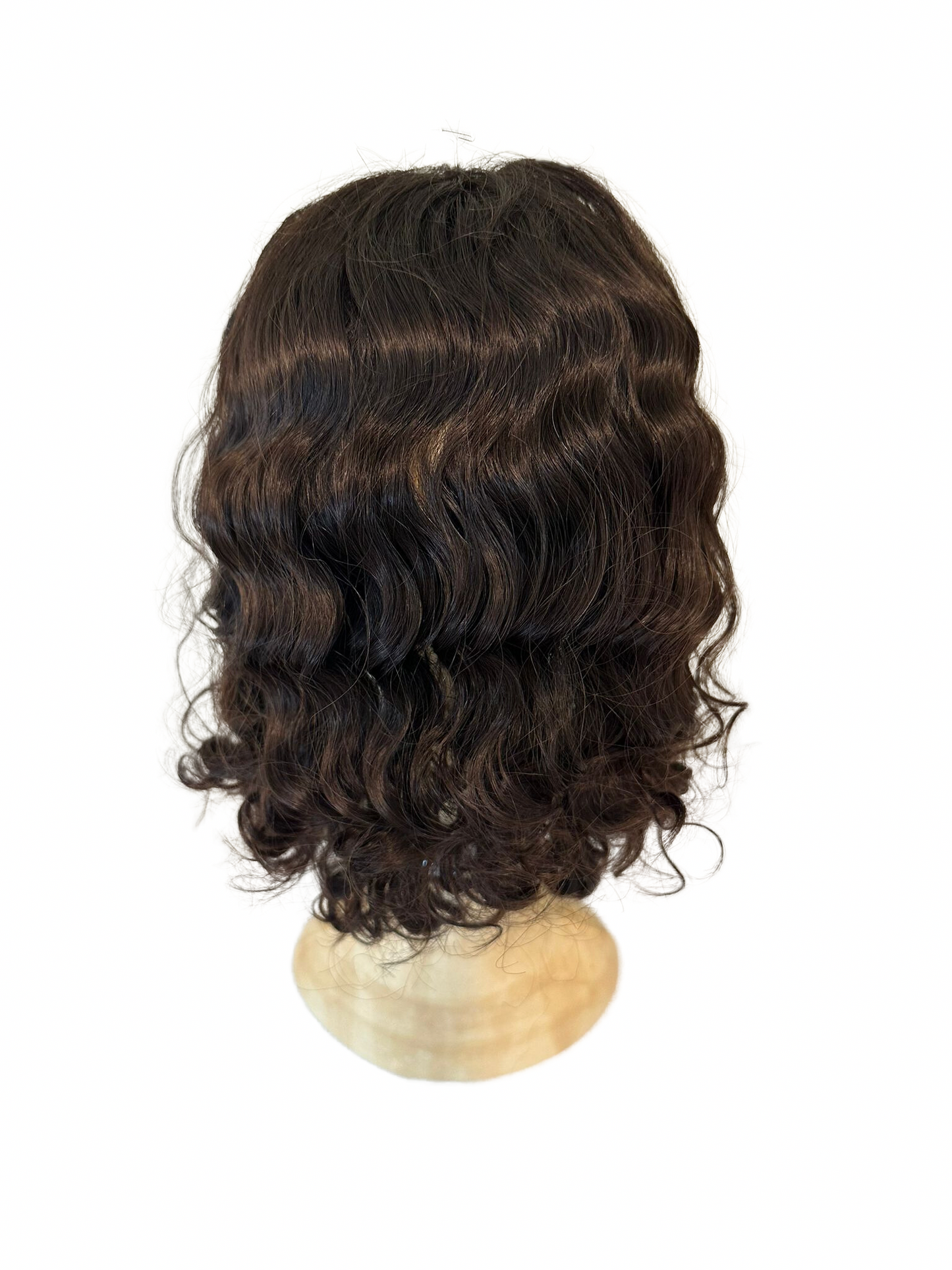 Stock394 KFD Kippah Fall - 5" Cap, 18" Length, Color 2, Curly
