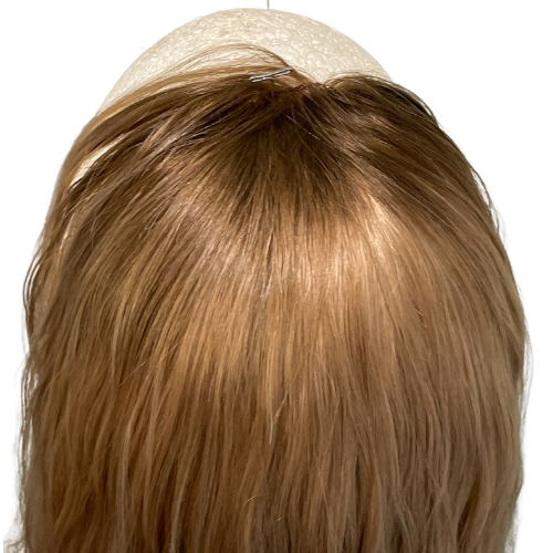 S482 KFD Original - 7" Cap, 16" Length, Honey blond, Very slight wave