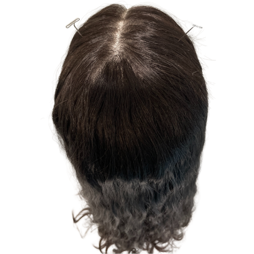 S493 KFD Lace - 7" Cap, 26" Length, Color 1B, Wavy