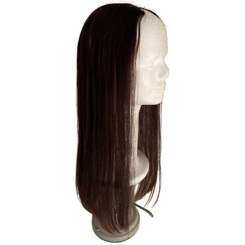 S497 KFD Lace U - 5" Cap, 24" Length, Color 6 with dark root, Straight