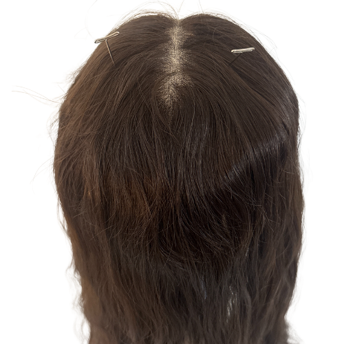 S512 KFD Lace - 5" Cap, 22" Length, Color 5 rooted in 4, Wavy