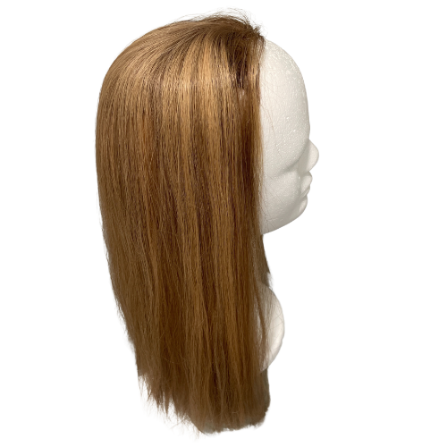 Stock504 KFD Mini - 4" Cap, 22" Length, Ash blond with low lights, Straight