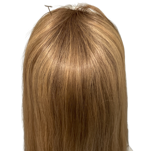Stock504 KFD Mini - 4" Cap, 22" Length, Ash blond with low lights, Straight