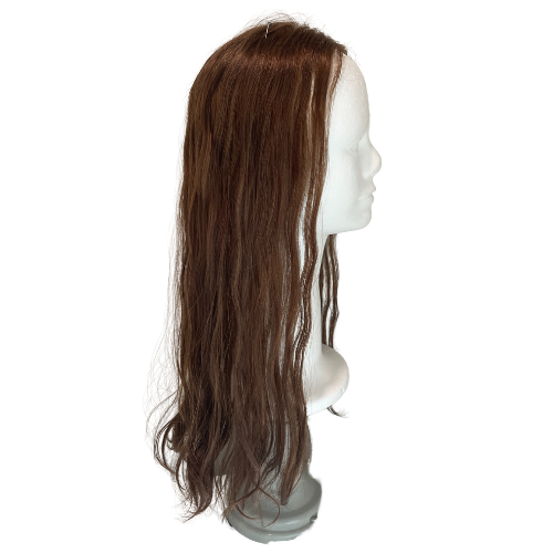 Stock542 KFD Lace - 6" Cap, 22" Length, Color 6, Wavy