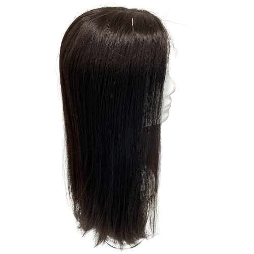 Stock563 KFD Closed Lace - 8" cap, 24" length, Color 1B, Wavy