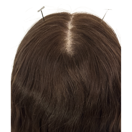 Stock598 KFD Lace - 6" Cap, 18" Length, Color 4, Wavy