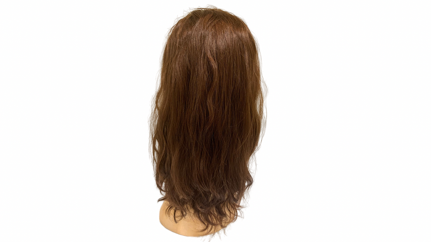 S264 KFD Kippah Fall - 7" Cap, 20" Length, Color 5, Wavy