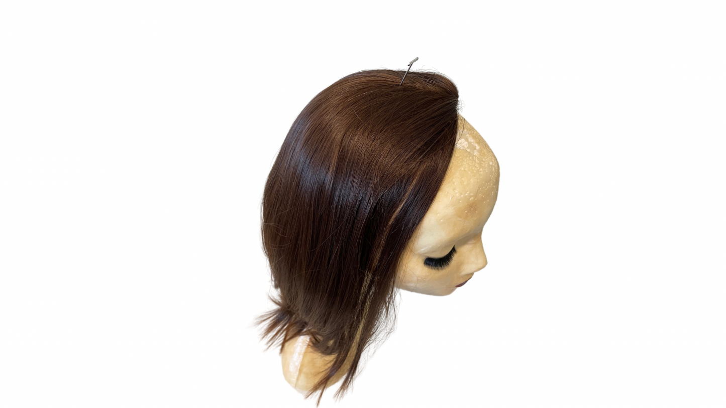 S291 KFD Kippah Fall - 9" Cap, 22" Length, Color Reddish 4