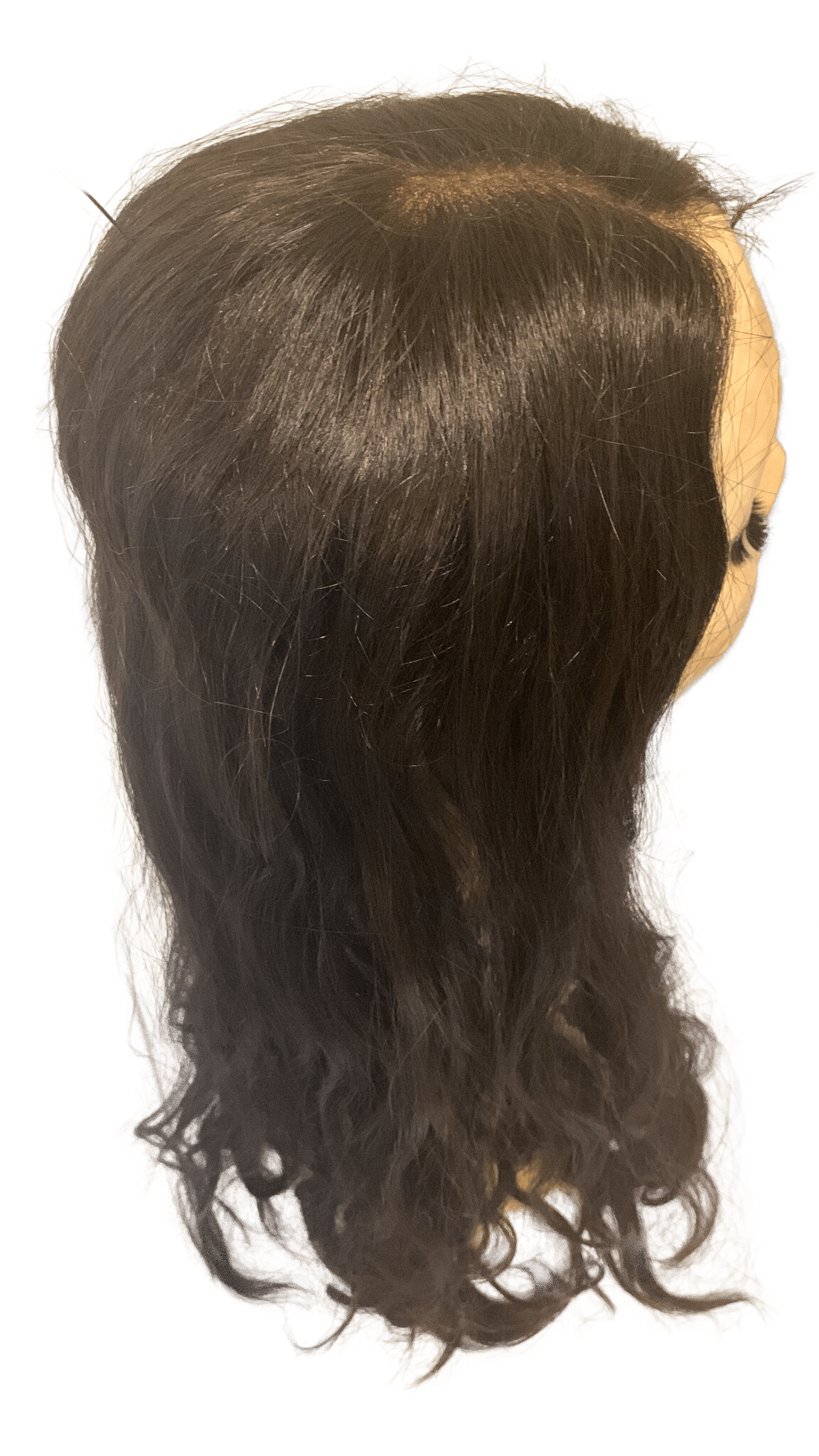 S302 KFD Lace Kippah Fall - 7" Cap, 26" Length, Color 2, Wavy