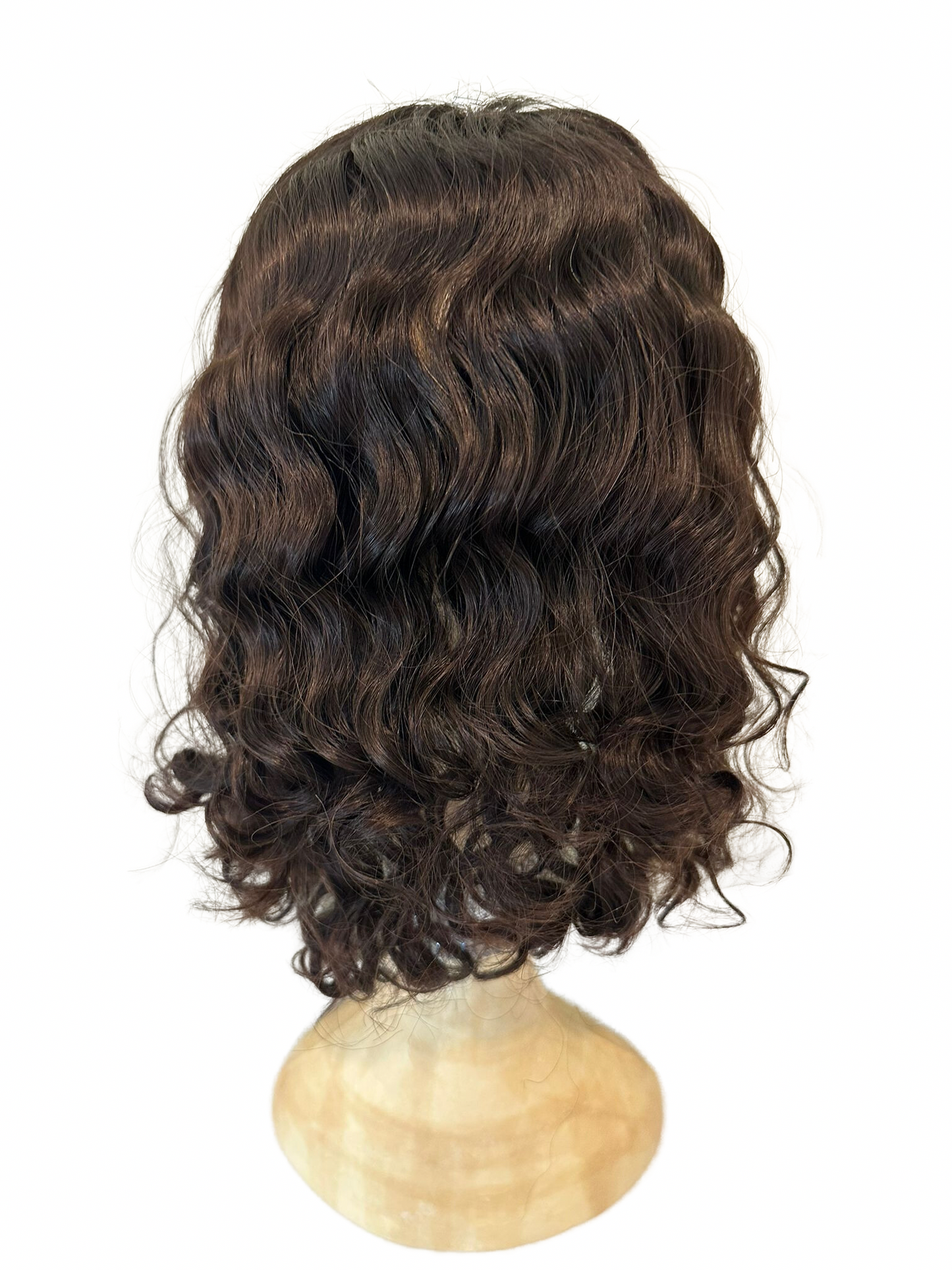 Stock394 KFD Kippah Fall - 5" Cap, 18" Length, Color 2, Curly
