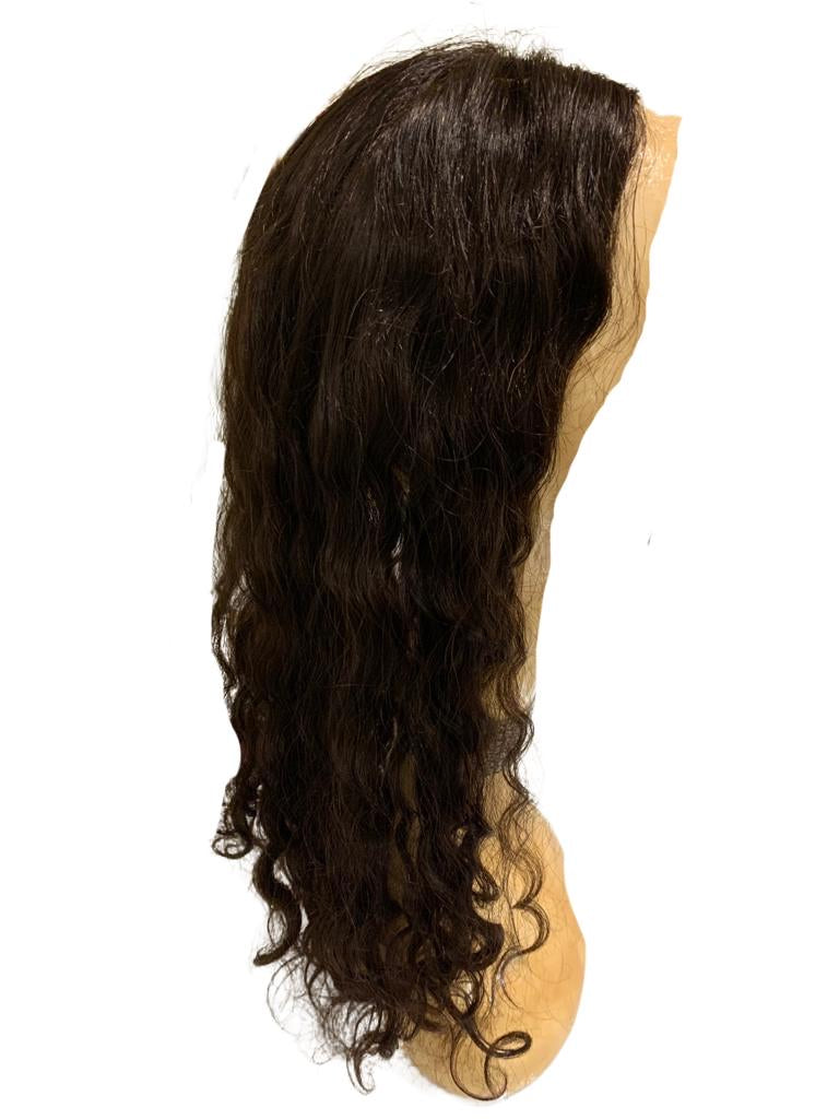Stock417 KFD Kippah Fall - 7" Cap, 24" Length, Color natural 4,curly