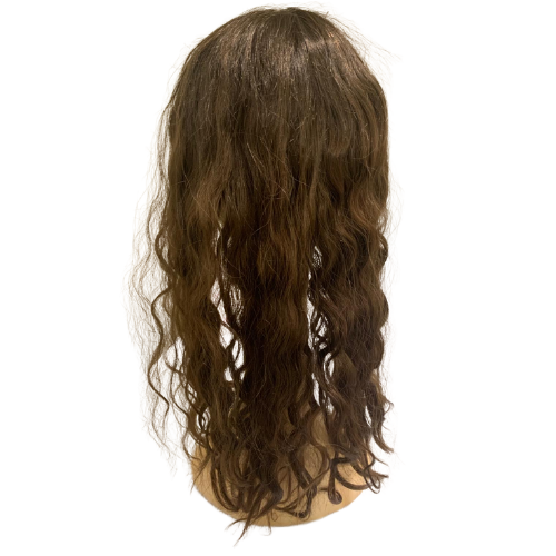 S378 KFD Lace - 8" Cap, 22" Length, Color 6a with darker roots, Curly
