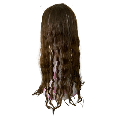 S518 KFD Lace - 6" Cap, 26" Length, Dark Root Warm Blond, Curly