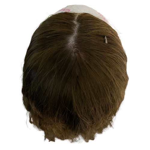 S625 KFD Lace - 8" Cap, 20" Length, N8 with highlights, Curly