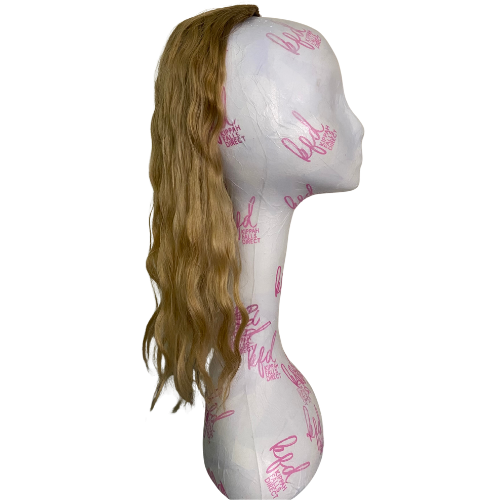 S629 KFD Mini - 4" Cap, 18" Length, Color N8 with highlights, Curly