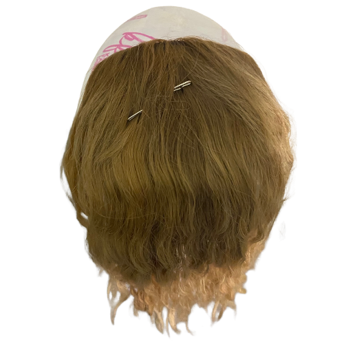 S629 KFD Mini - 4" Cap, 18" Length, Color N8 with highlights, Curly