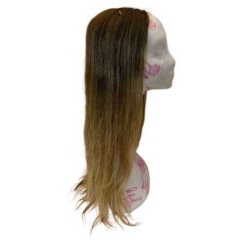 S650 KFD Lace - 6" Cap, 24" Length, Color N8 with highlights, Wavy
