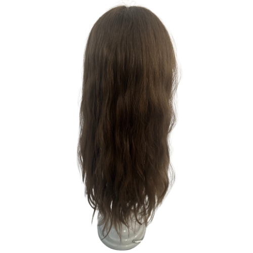 SCD1 KFD Lace - 8" Cap, 20" Length, Custom Color Ash 6, Wavy