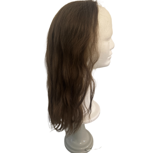 SCD1 KFD Lace - 8" Cap, 20" Length, Custom Color Ash 6, Wavy