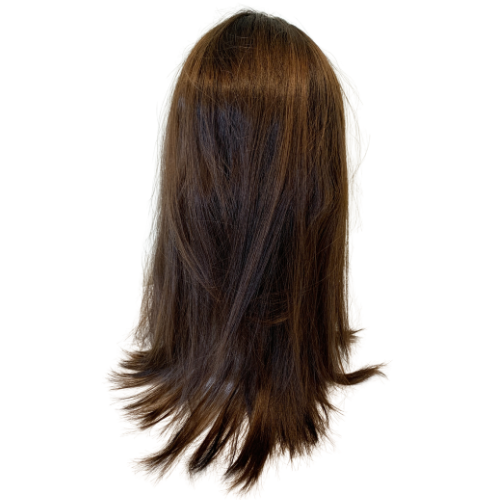 Stock451 KFD Original - 8" Cap, 23" Length, 2 at roots with color 6 highlights, Straight