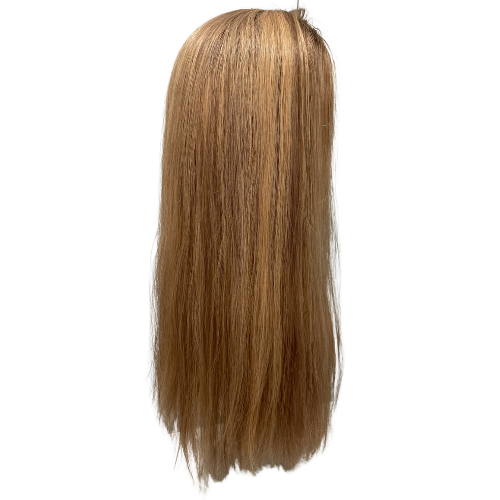 Stock504 KFD Mini - 4" Cap, 22" Length, Ash blond with low lights, Straight