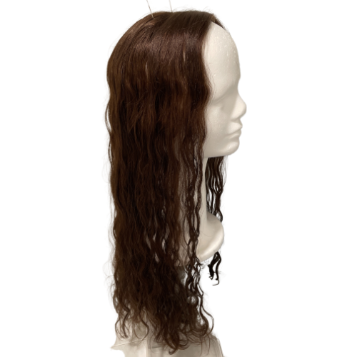 Stock509 KFD Lace - 7" Cap, 26" Length, Color 4, Wavy