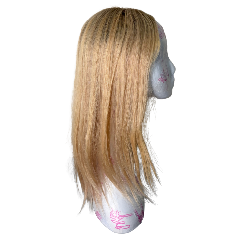 Stock546 KFD Closed Lace - 8" cap, 22" length, Color Light Blond, Straight