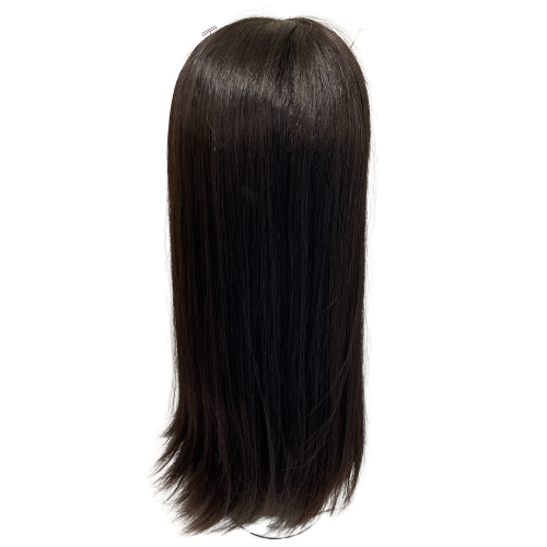 Stock563 KFD Closed Lace - 8" cap, 24" length, Color 1B, Wavy