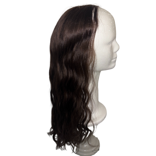 Stock579 KFD Lace - 8" Cap, 24" Length, Color 4, Wavy