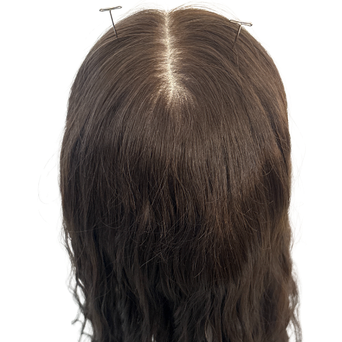 Stock579 KFD Lace - 8" Cap, 24" Length, Color 4, Wavy