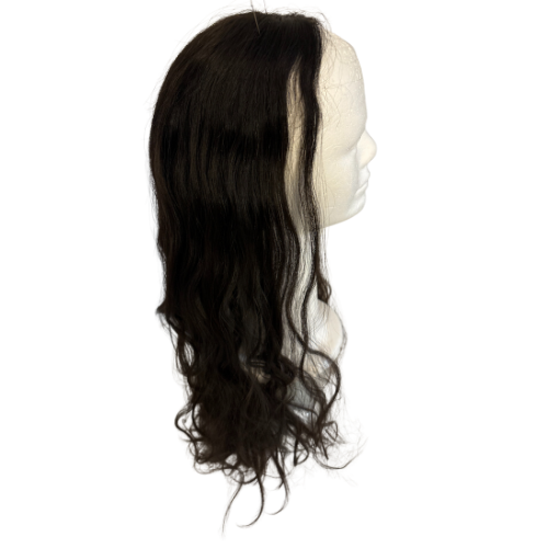 Stock583 KFD Lace - 7" Cap, 26" Length, Color 1B, Wavy