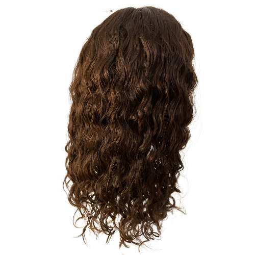 Stock587 KFD Lace - 8" Cap, 18" Length, Color N8, Curly