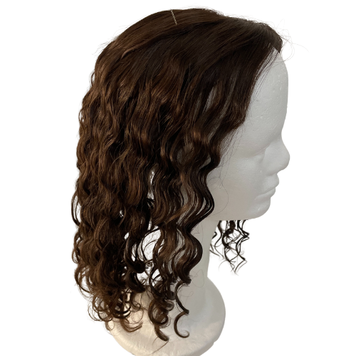Stock587 KFD Lace - 8" Cap, 18" Length, Color N8, Curly