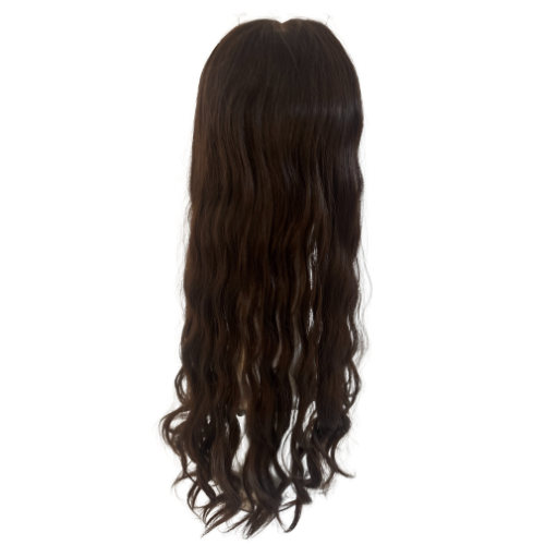 Stock593 KFD Lace - 6" Cap, 24" Length, Color N8, Wavy