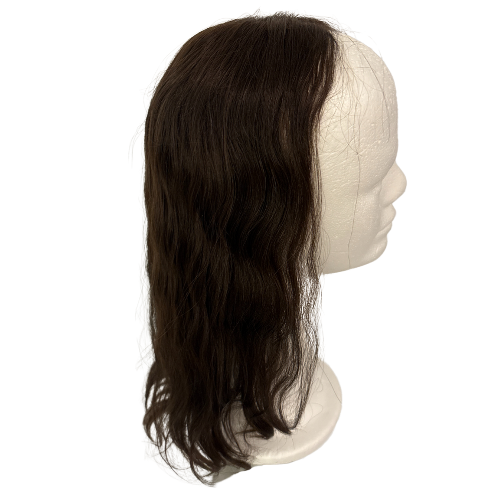 Stock598 KFD Lace - 6" Cap, 18" Length, Color 4, Wavy