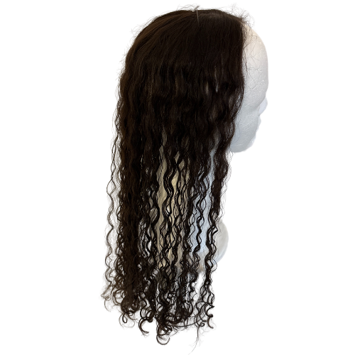 Stock603 KFD Lace - 6" Cap, 26" Length, Color N8, Curly