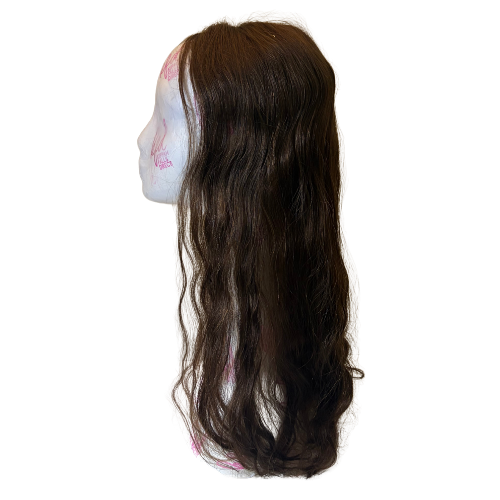 Stock638 KFD Lace - 6" Cap, 22" Length, Color 6, Wavy