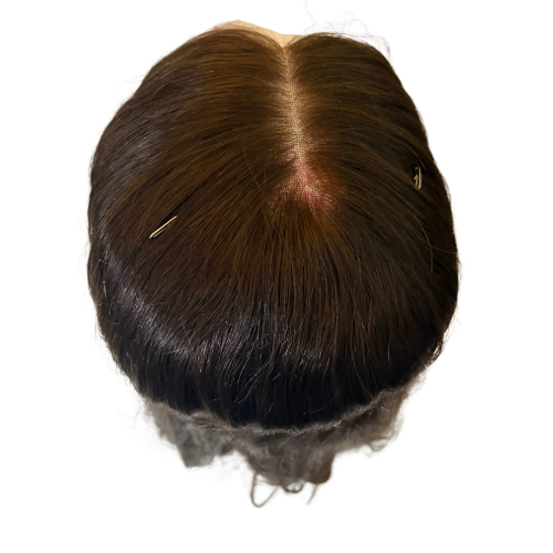 Stock638 KFD Lace - 6" Cap, 22" Length, Color 6, Wavy