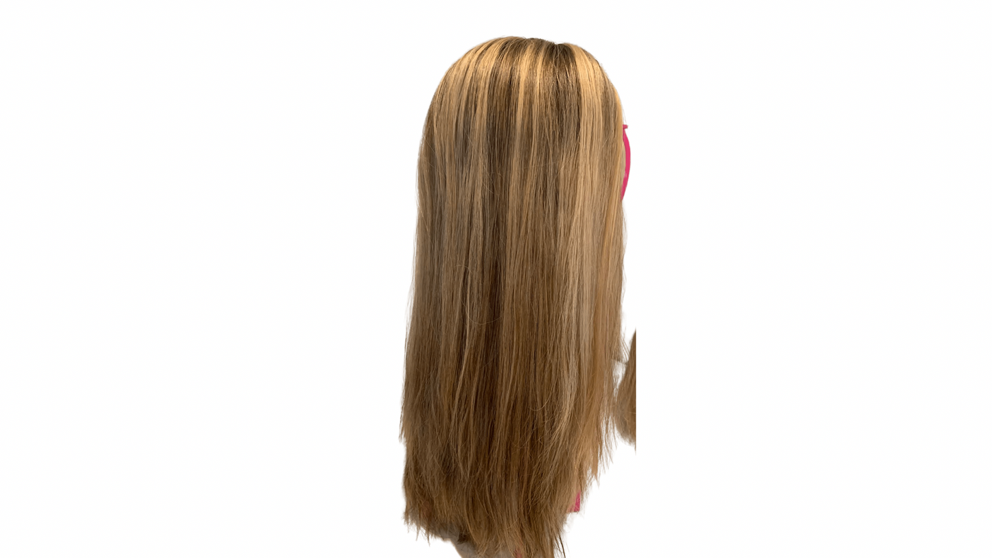 Stock326 - KFD Kippah Fall - 8" Cap, 26" Length, Color Ash Blond