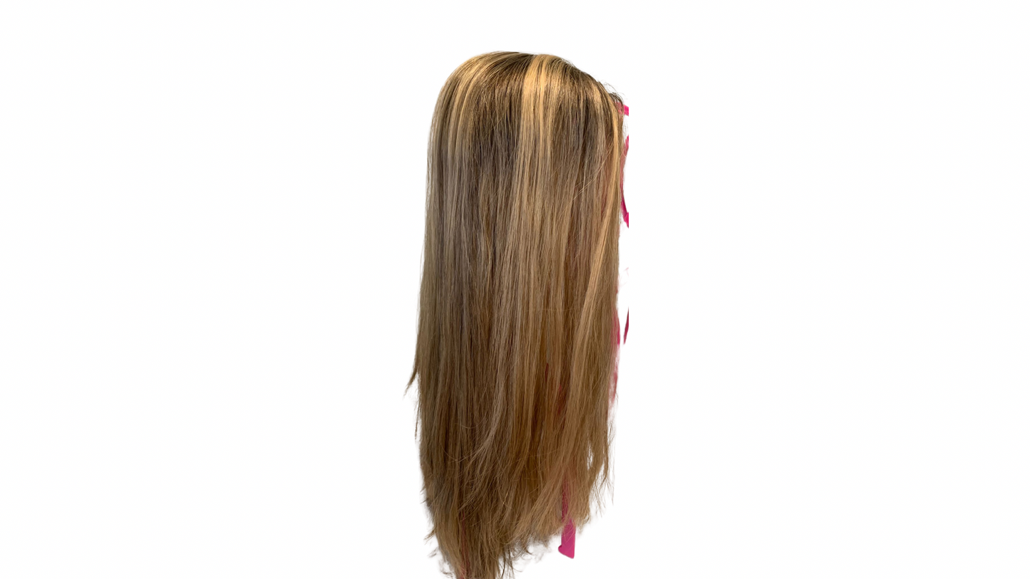 Stock326 - KFD Kippah Fall - 8" Cap, 26" Length, Color Ash Blond